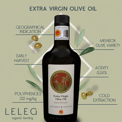 Harvest Memecik Extra Virgin Olive Oil, 500ml – High Polyphenol, Cold Extracted