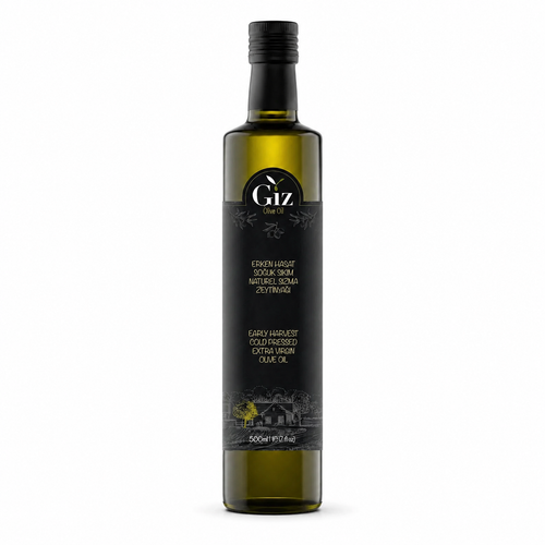 Giz Erkence biologische extra vierge olijfolie van vroege oogst, 500 ml
