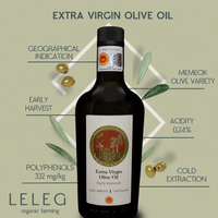 Harvest Memecik Extra Virgin Olive Oil, 500ml – High Polyphenol, Cold Extracted