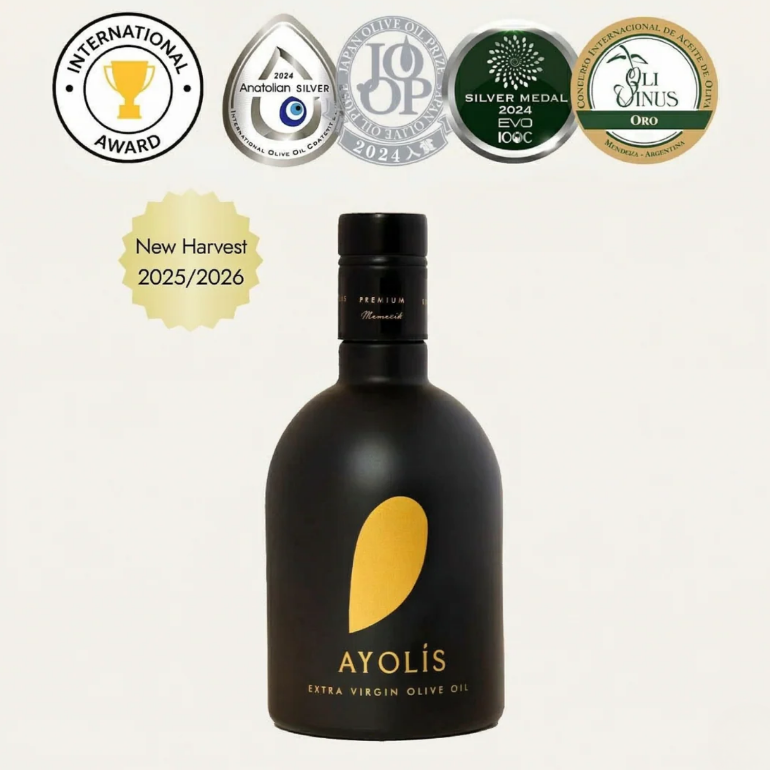 Ayolis Premium Gourmet Memecik Extra Virgin Olive Oil, 500ml – Early Harvest, Cold Pressed