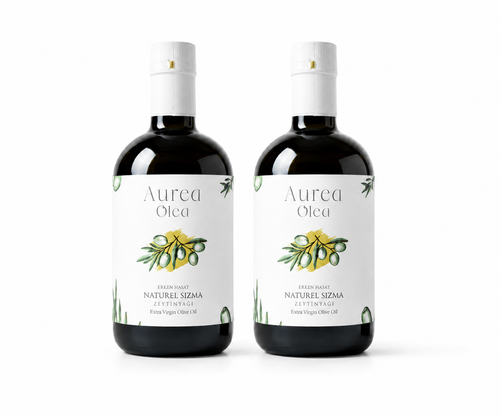 Aurea Olea natives Olivenöl extra aus früher Ernte – Ayvalık, Doppelpack (2 × 500 ml), 2024