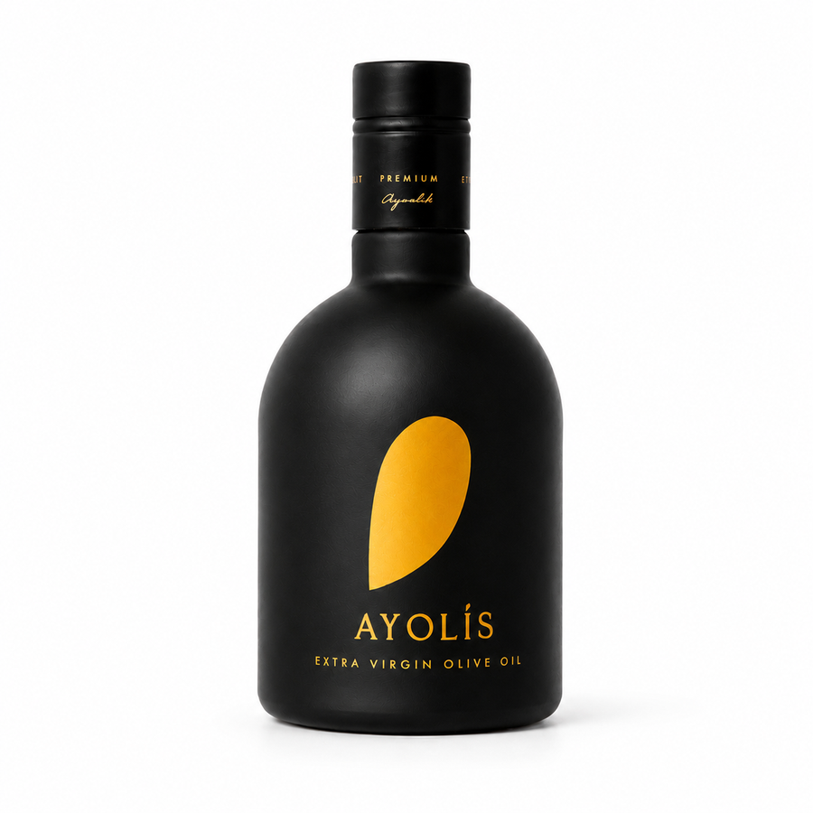 Ayolis Premium natives Bio-Olivenöl extra, 500 ml – kaltextrahiert, hoher Polyphenolgehalt