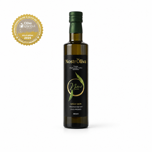 Goldprämiertes Nostroliva Premium Domat natives Olivenöl extra – 500 ml