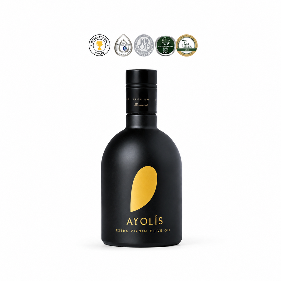 Ayolis Premium Gourmet Memecik natives Olivenöl extra, 500 ml – frühe Ernte, kaltextrahiert