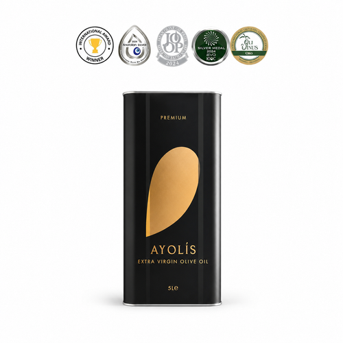 Ayolis Premium Gourmet Memecik natives Olivenöl extra, 5 L – frühe Ernte, kaltextrahiert