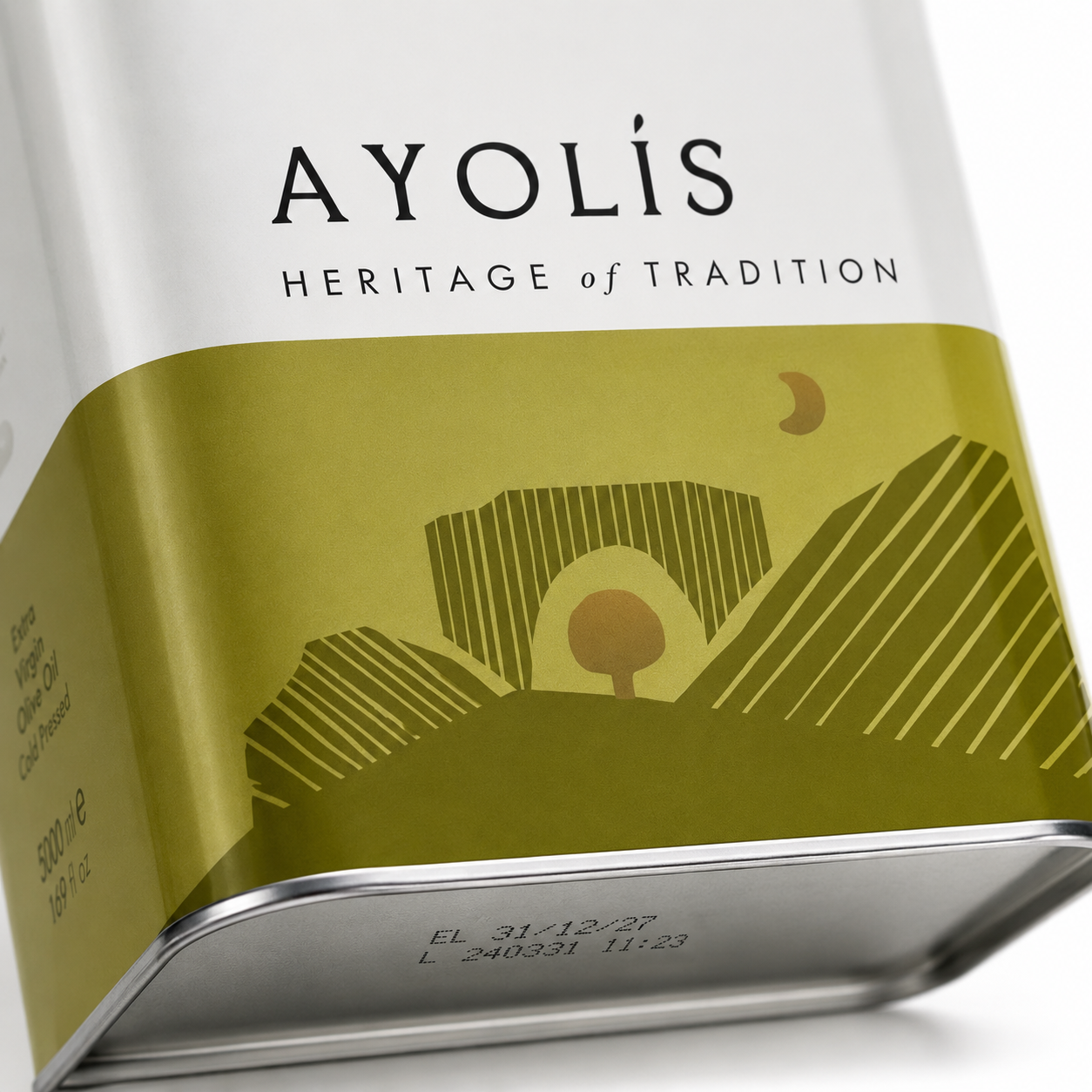 Ayolis بريميوم شيف Ayvalık زيت زيتون بكر ممتاز، 5 لتر – معصور على البارد