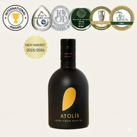 Ayolis Premium Gourmet Domat Extra Virgin Olive Oil, 500ml – Early Harvest, Cold Extracted