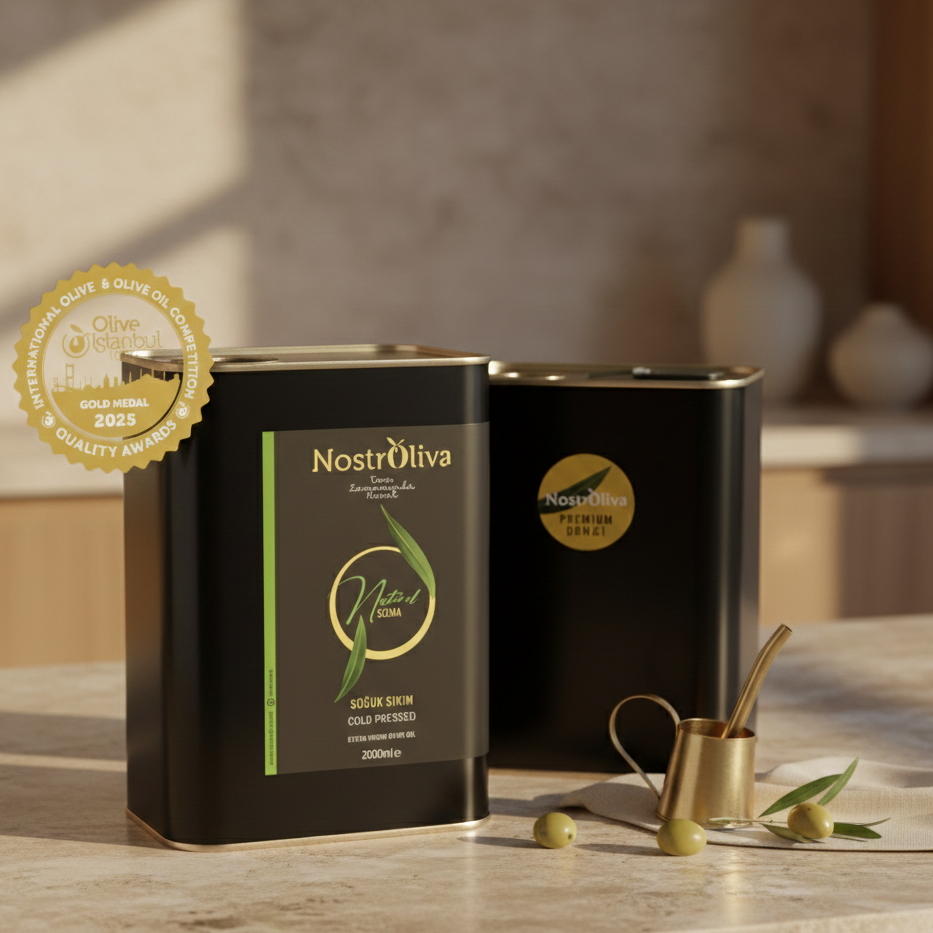 Gold Award-Winning Nostroliva Premium Domat Extra Virgin Olive Oil – 2L