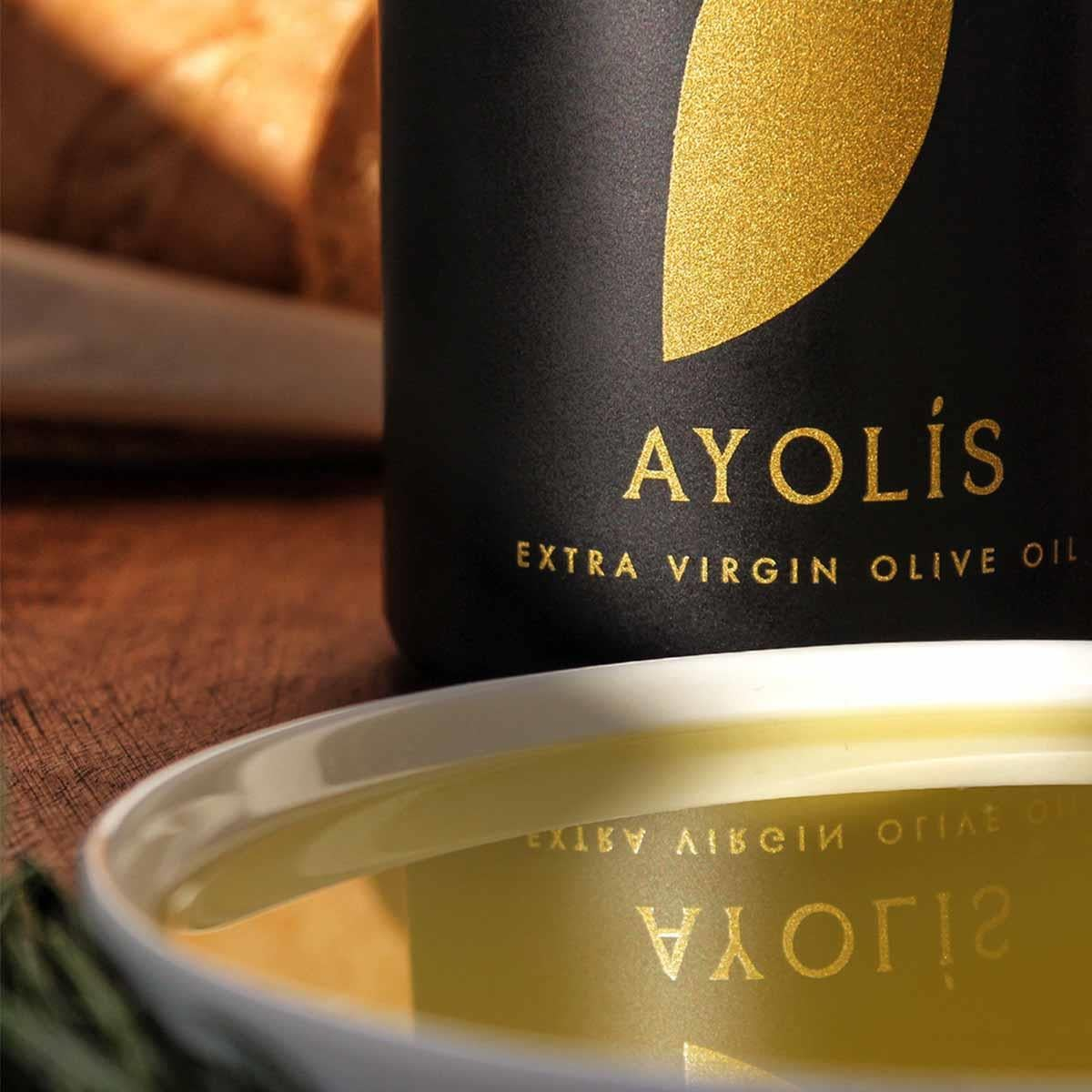Ayolis Premium Gourmet Domat Extra Virgin Olive Oil, 500ml – Early Harvest, Cold Pressed