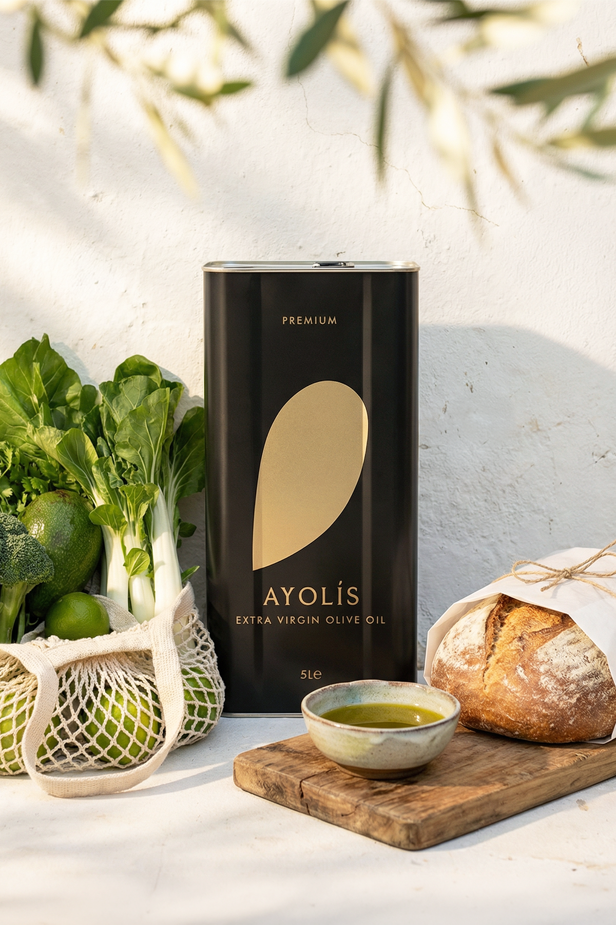 Ayolis Premium Gourmet Early Harvest Extra Virgin Olive Oil, 5L