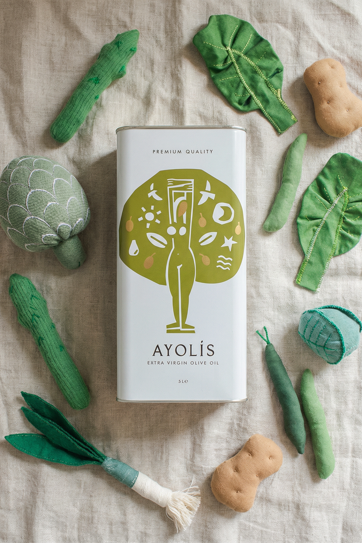 Ayolis Premium Mother & Baby Early Harvest Extra Virgin Olive Oil, 5L – High Polyphenol, Cold Pressed