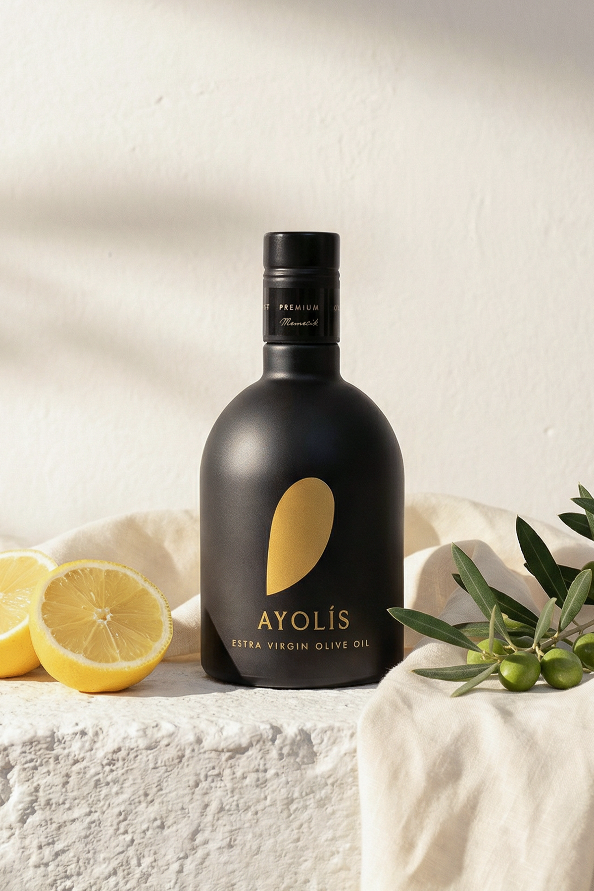 Ayolis Premium Gourmet Memecik Extra Virgin Olive Oil, 500ml – Early Harvest, Cold Pressed